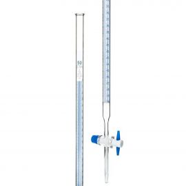 BURETA 50 ML VIDRIO LLAVE RECTA TEFLON