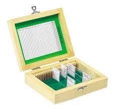 CAJA HISTOLOGICA  MADERA PARA    25 PORTAOBJETOS