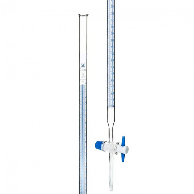 BURETA LLAVE RECTA TEFLON 25ML