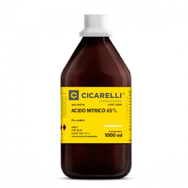 ACIDO NITRICO P.A. 65%   1 LT