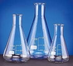 ERLENMEYER 50 ML DE VIDRIO