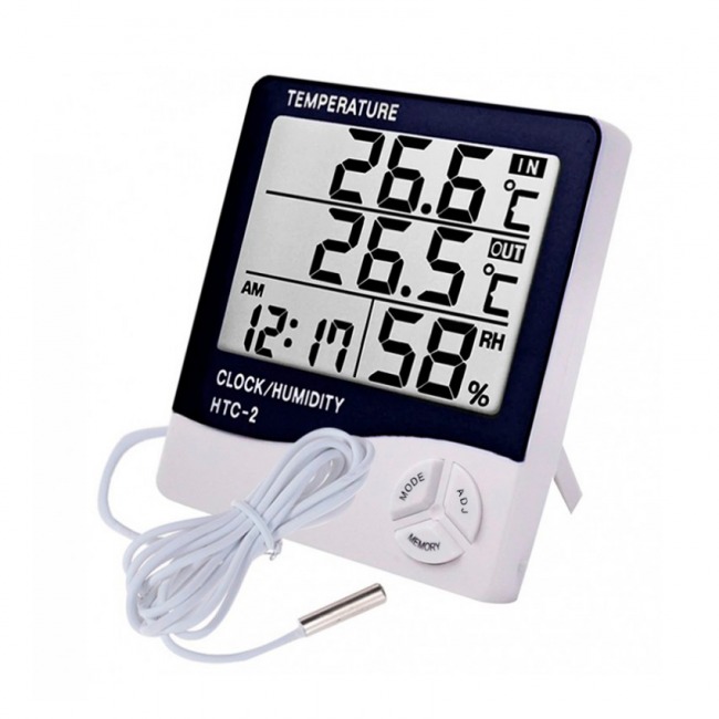 TERMOHIGROMETRO DIGITAL C/ SONDA. T:-50°+70°C H:20/99%