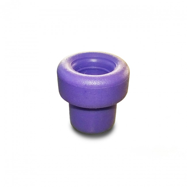 TAPA GOMA REDONDA COLOR LAVANDA 13 MM